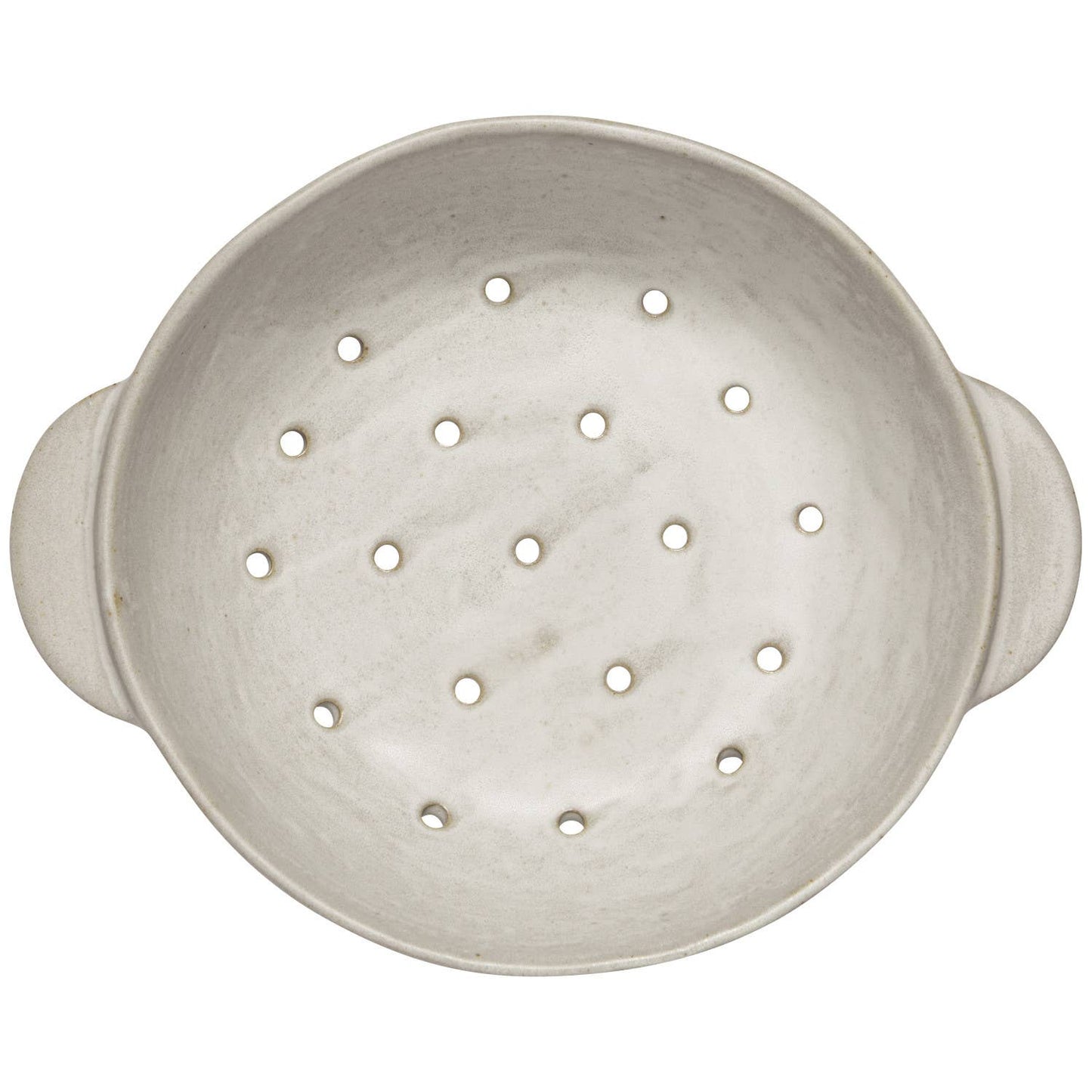 Ivory Stoneware Fruit Bowl