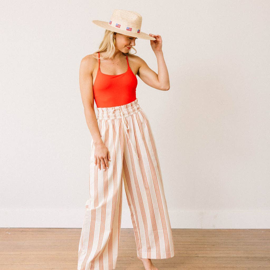 Ivory America Palm Hat
