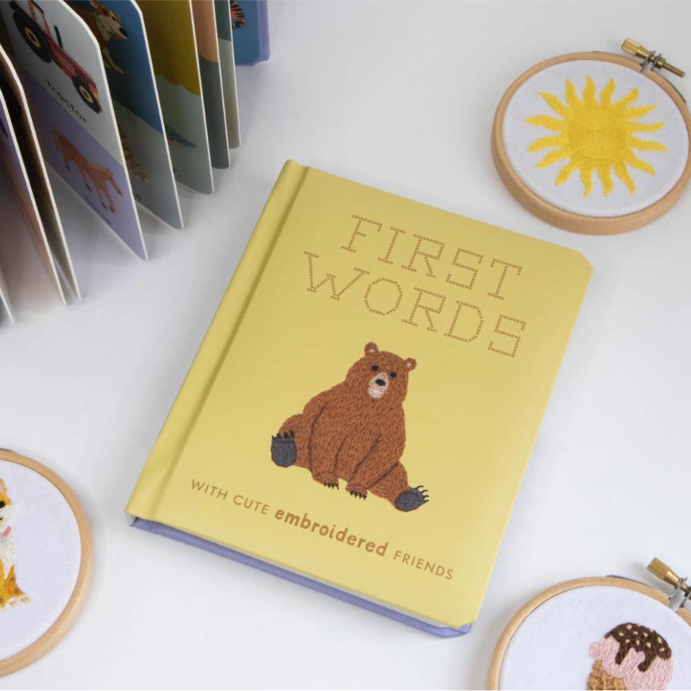First Words With Embroidered Friends