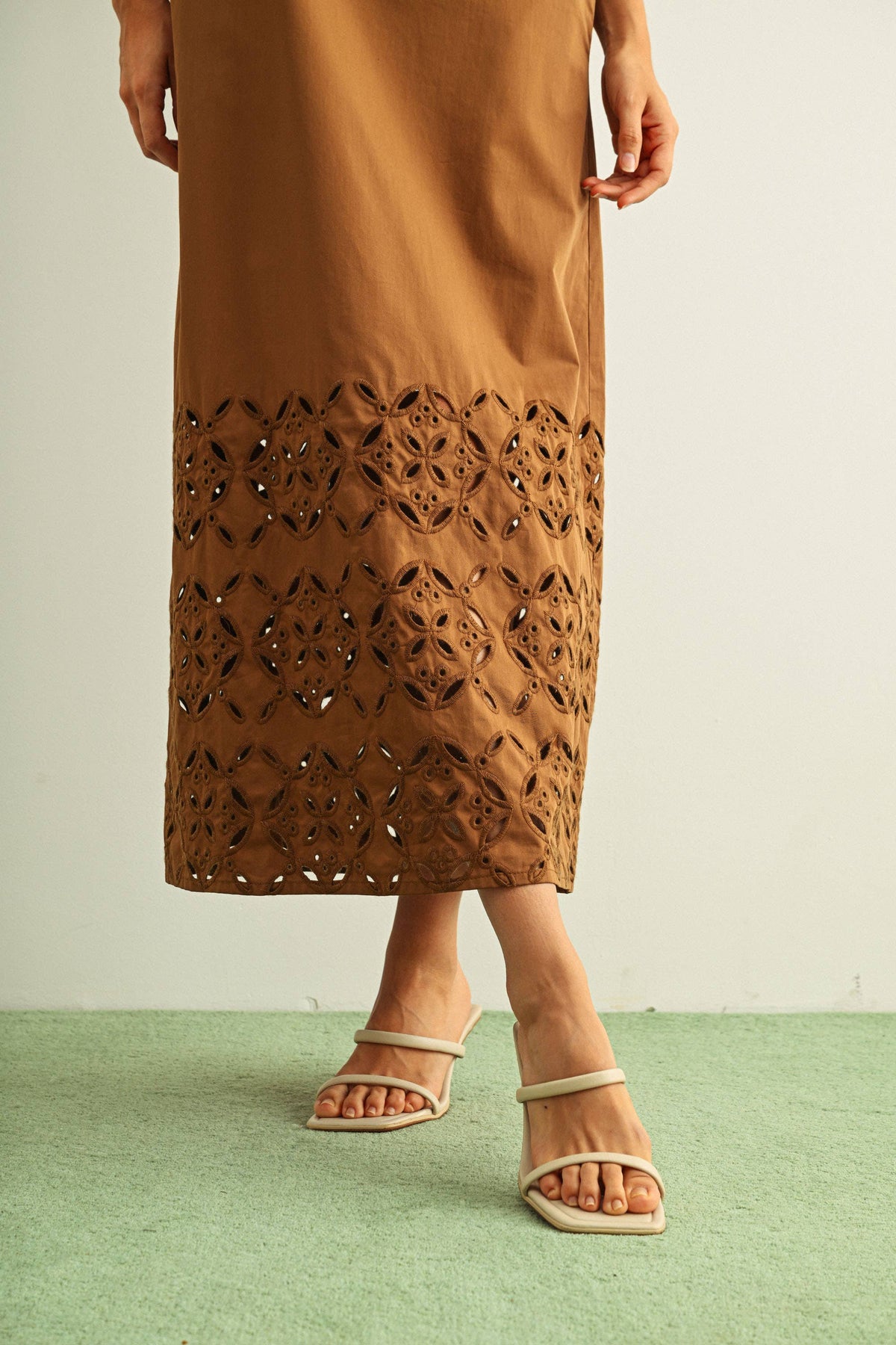 Broder Embroidery Dress