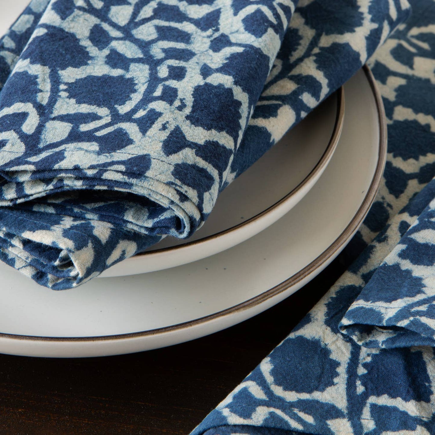Vinebloom Block Print Napkins