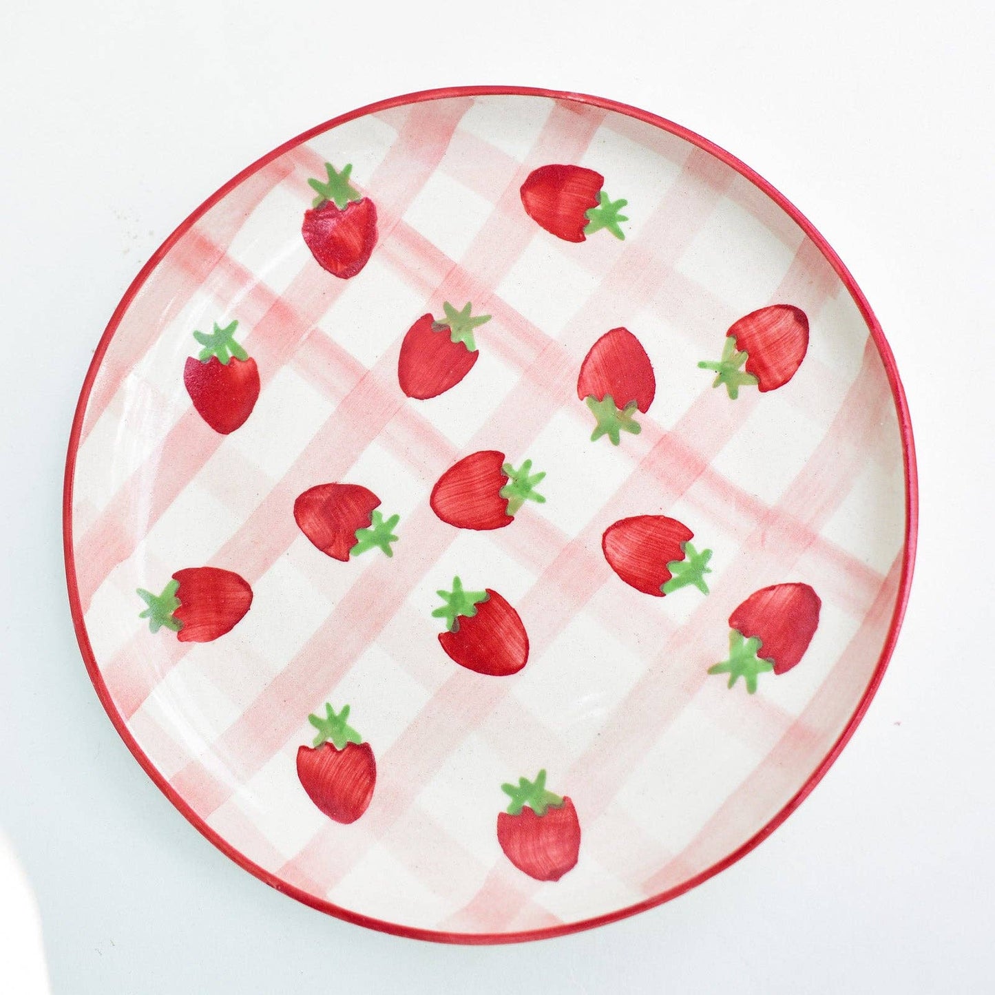 Strawberry Shortcake Dessert Plate