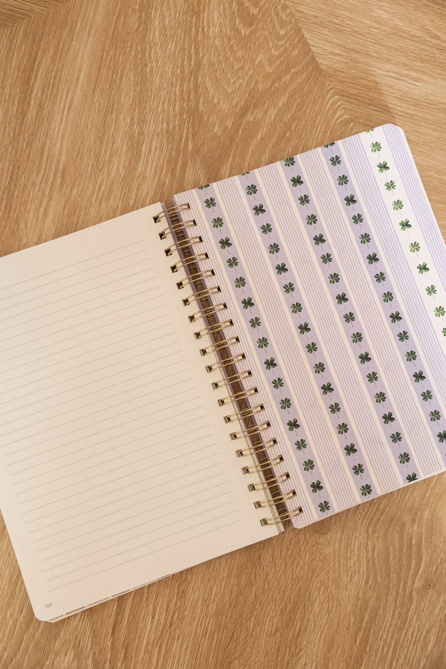 Clover Vine Hardcover Spiral Lined Notebook