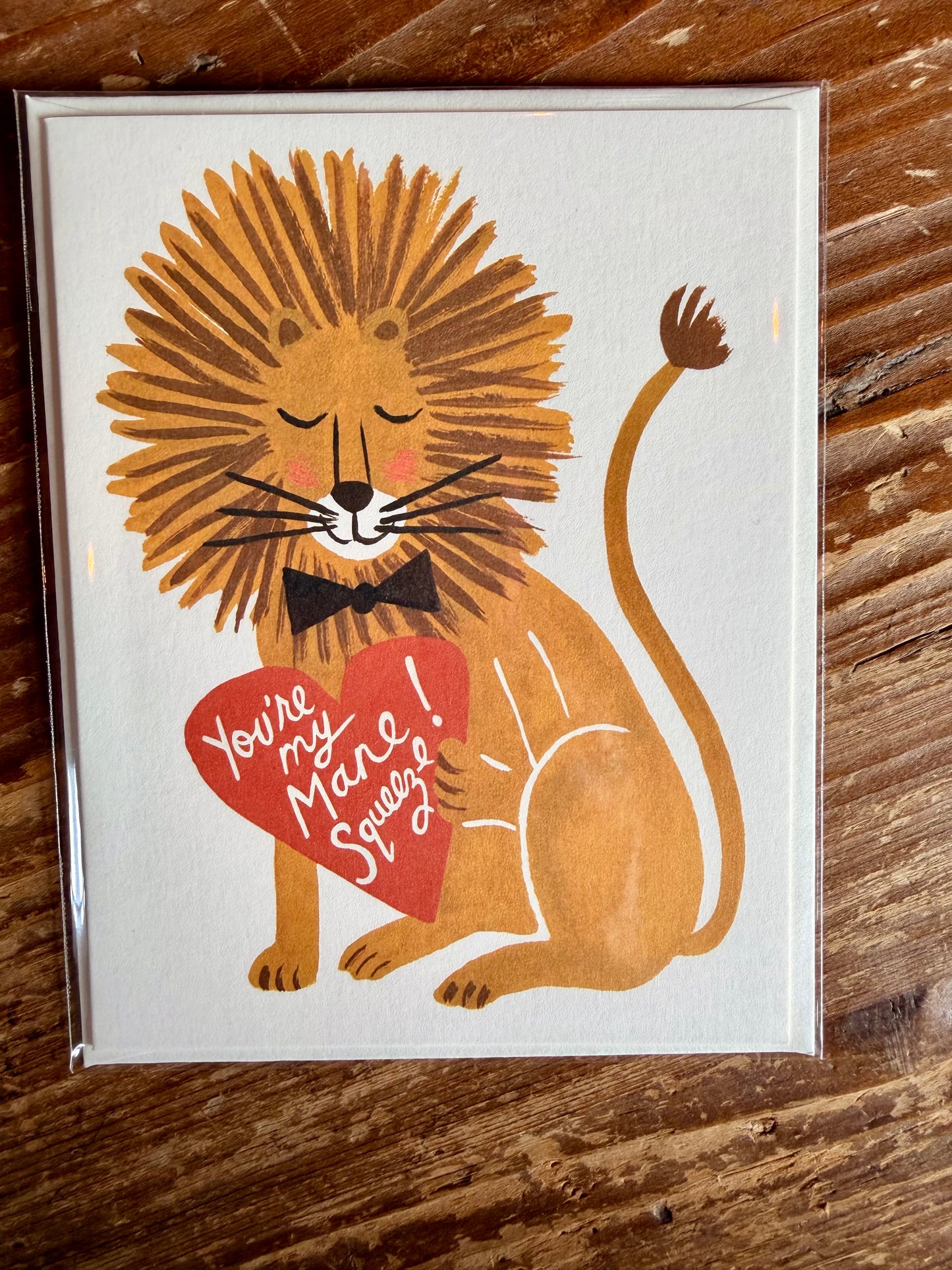 Mane Squeeze Greeting Card