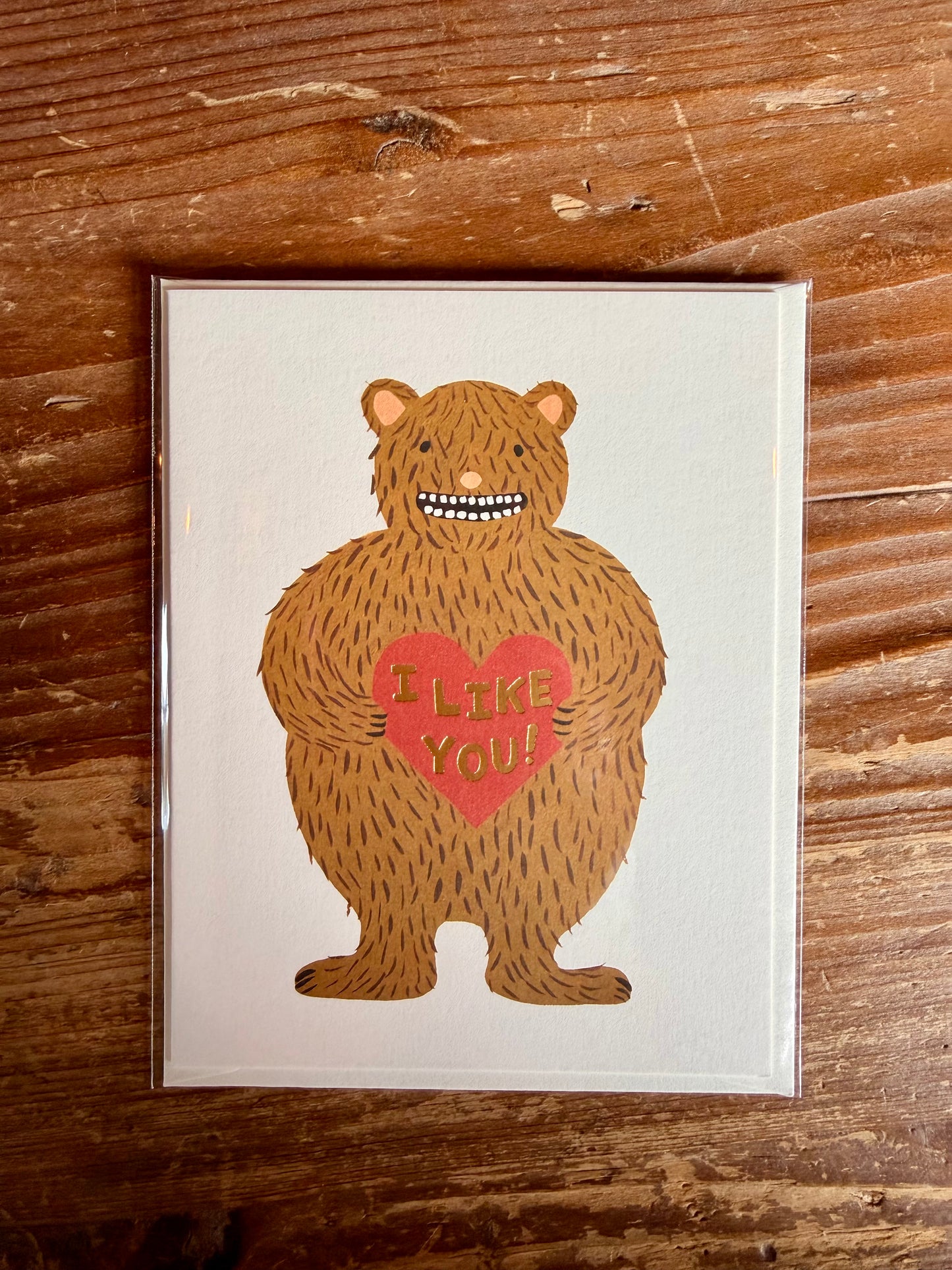 I Like You Greeting Card