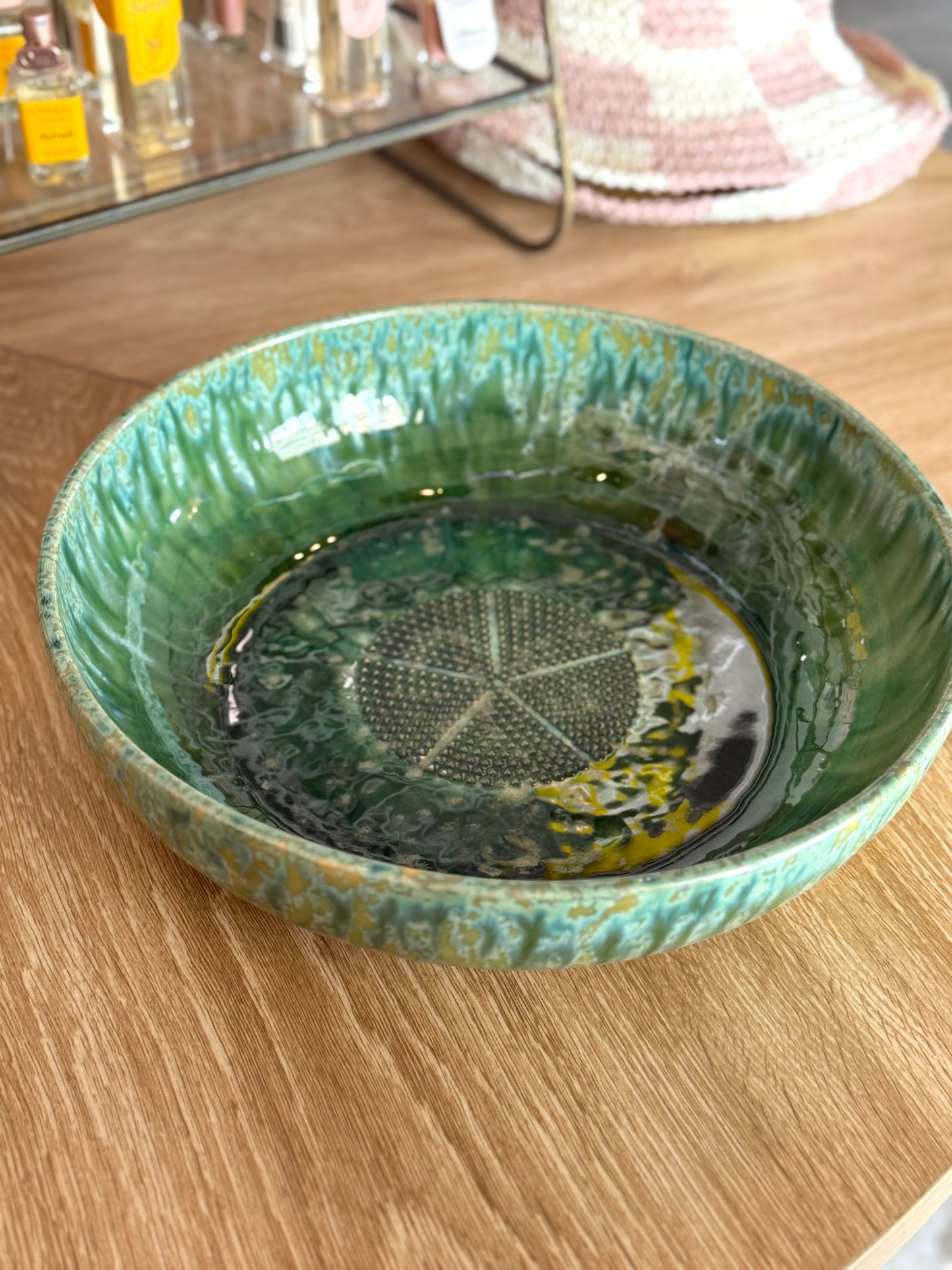 Stoneware Grater Bowl