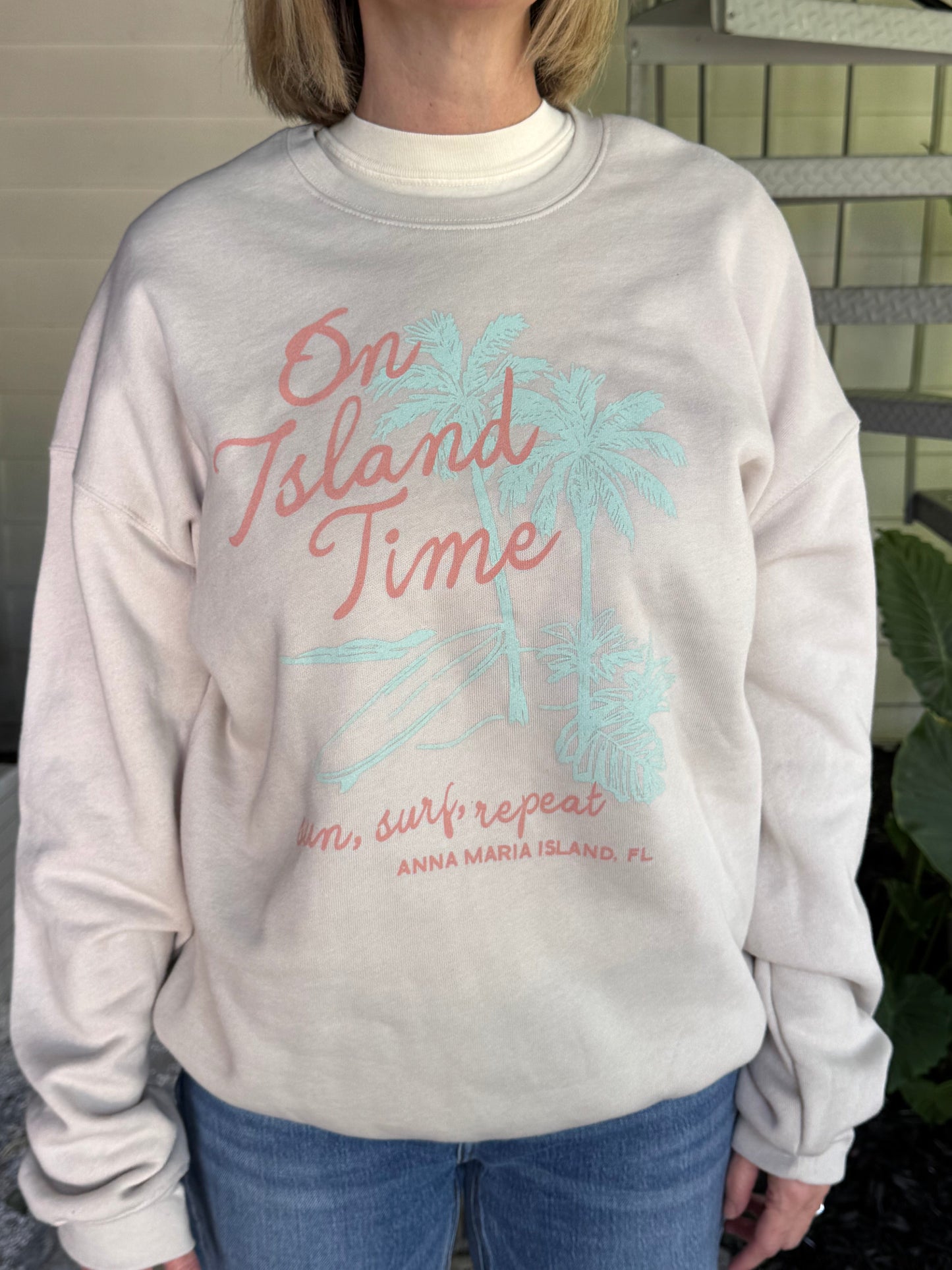 On Island Time Crewneck Sweatshirt