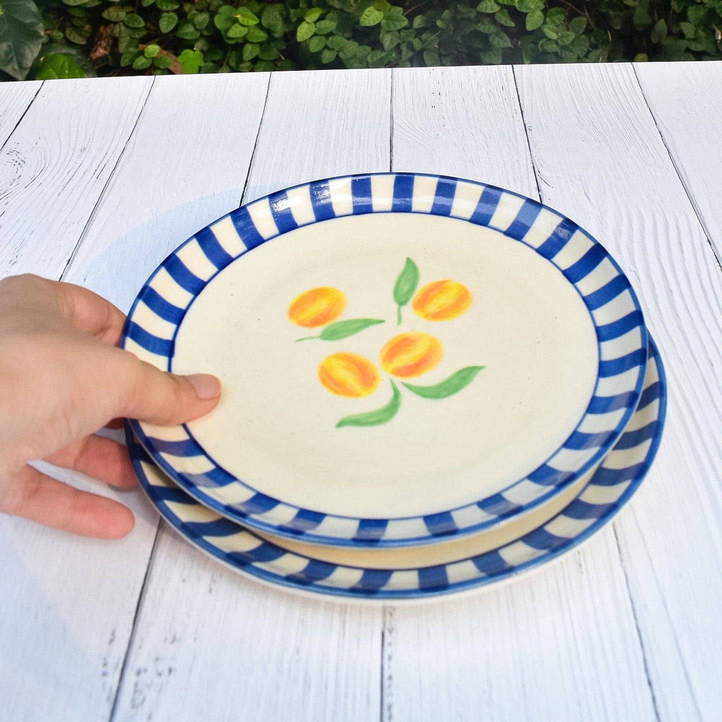 Clemente Ceramic Dessert Plates