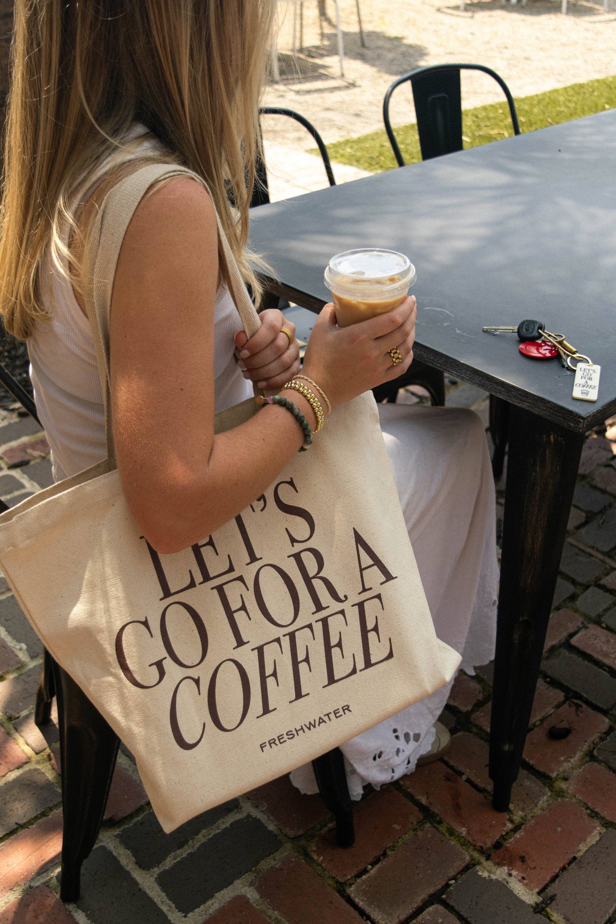 Let's Go For A Coffee Tote