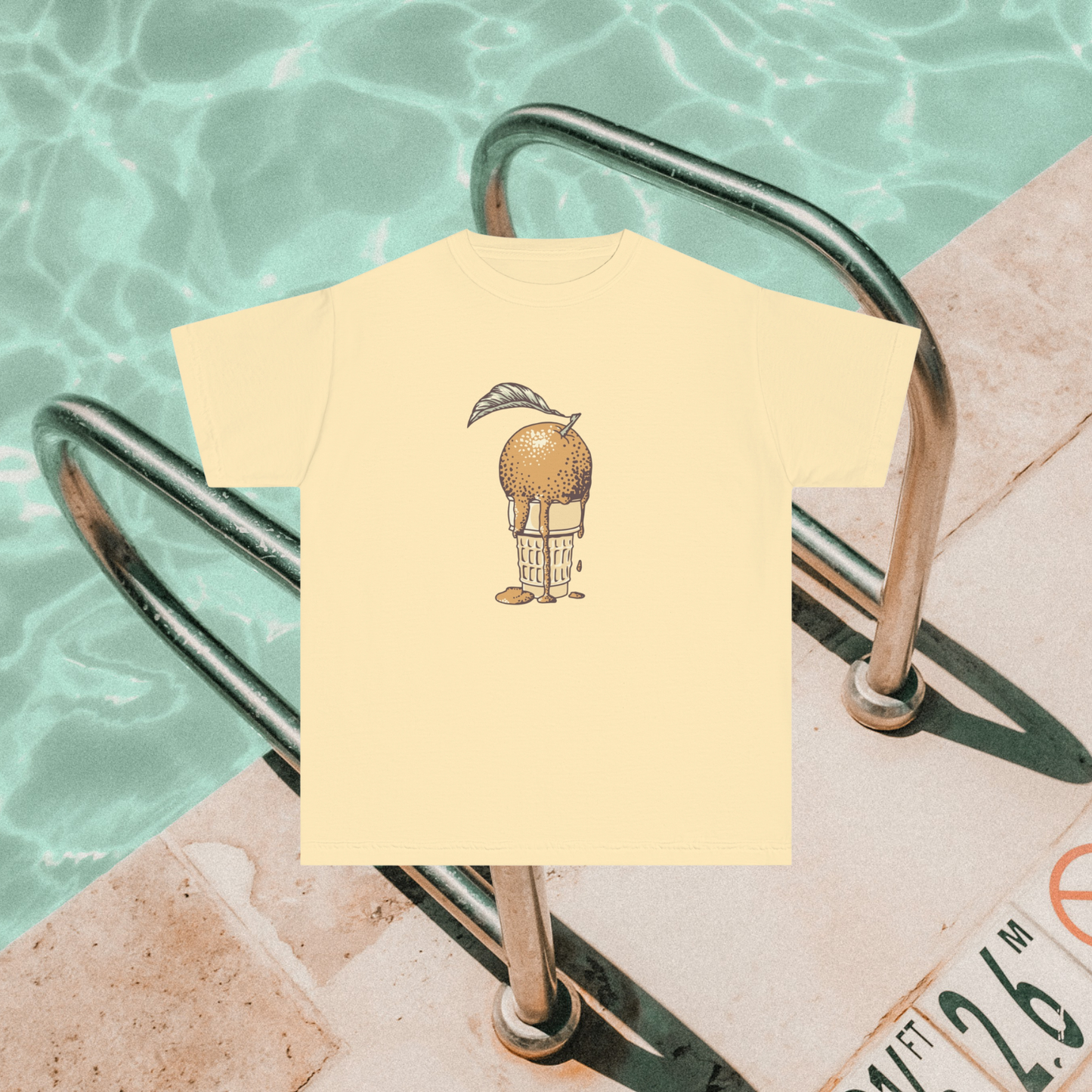 Orange Ice Cream Youth Tee