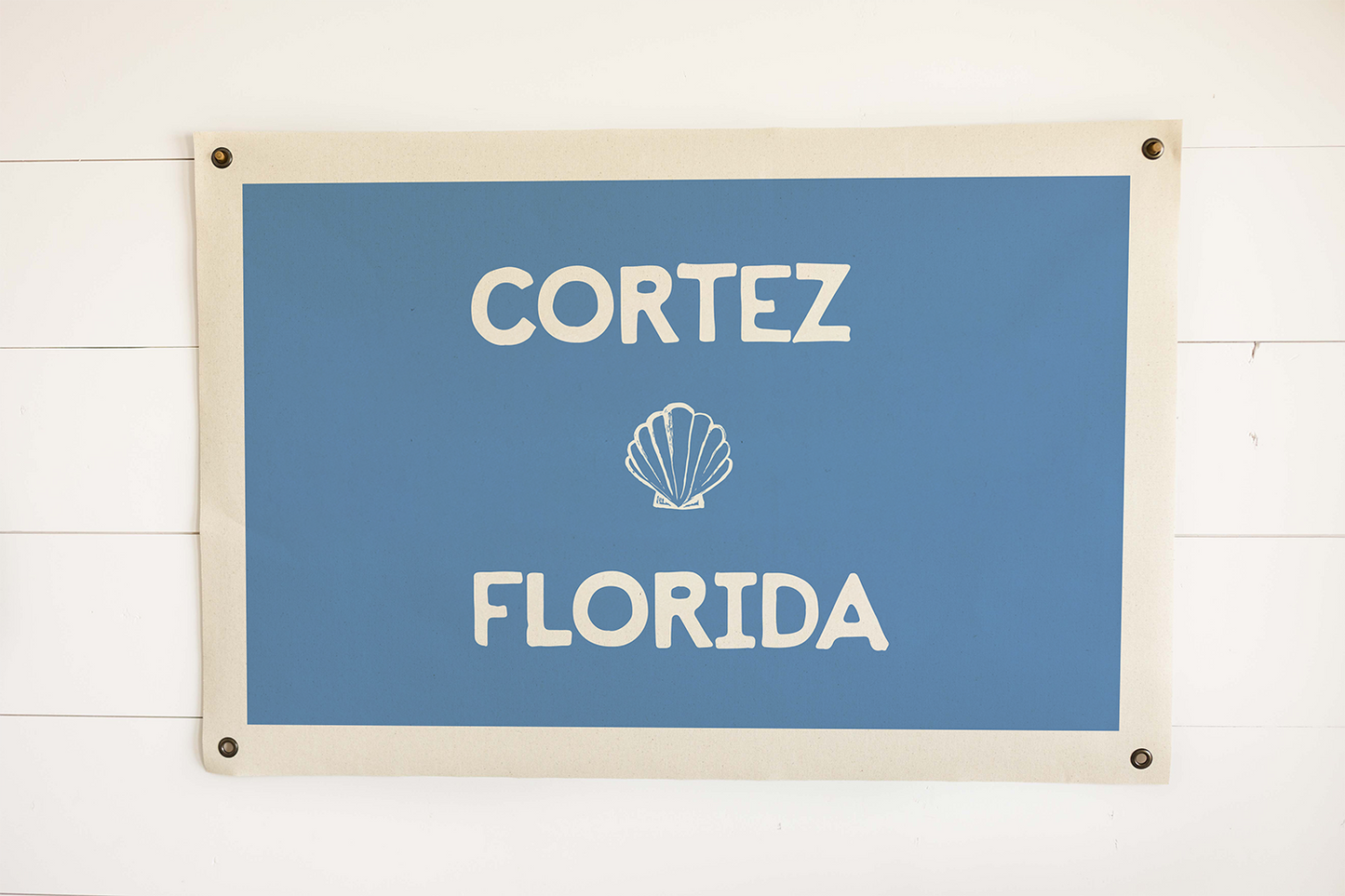 Cortez Florida Canvas Banner