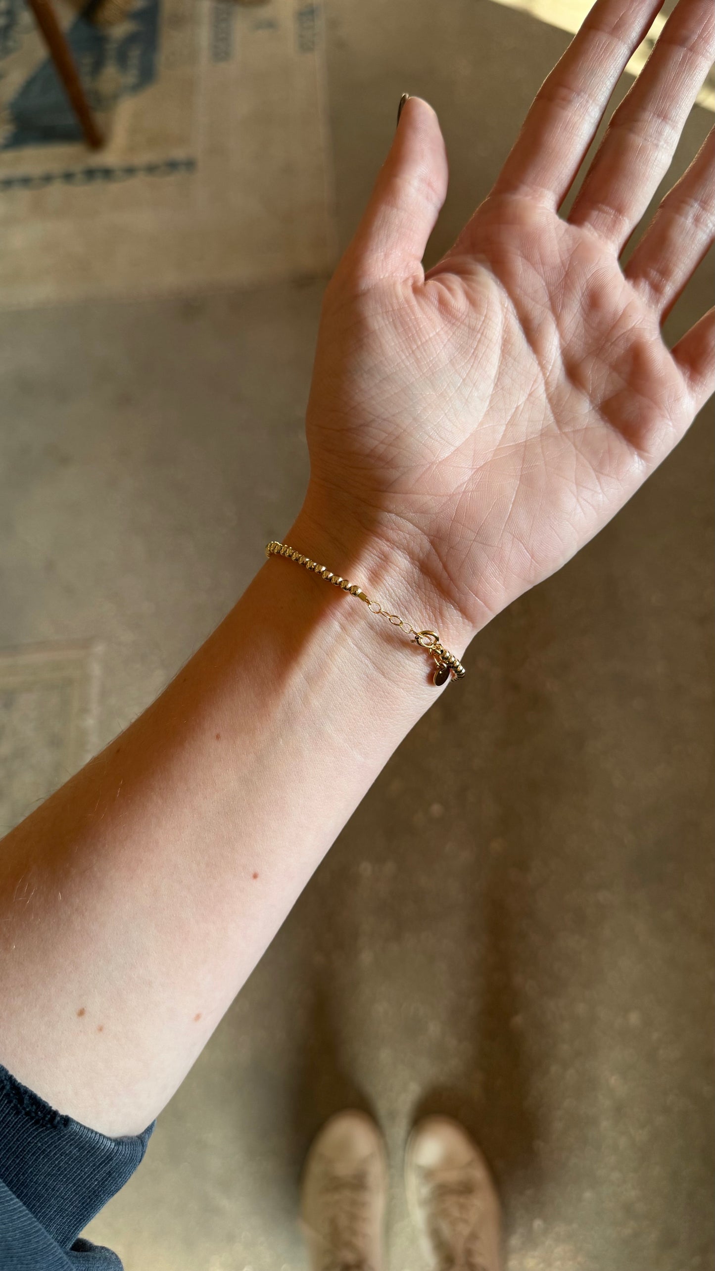 Faith Cross Charm Bracelet w/ Clasp