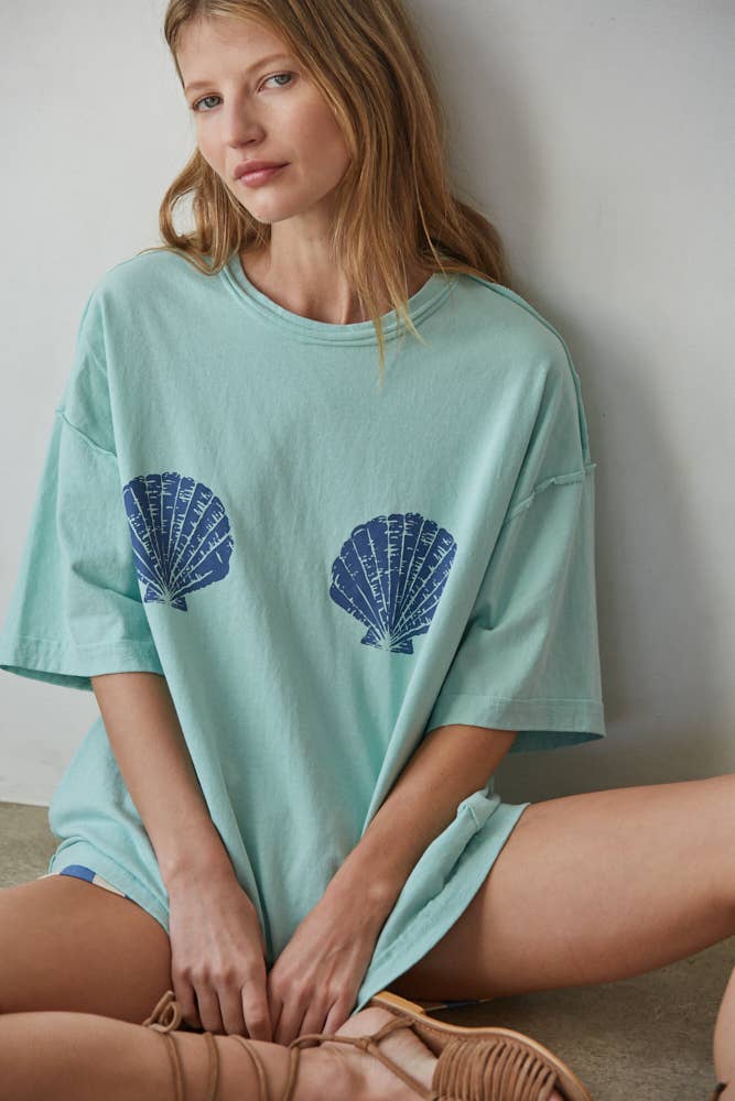 Shell Graphic Print T-Shirt