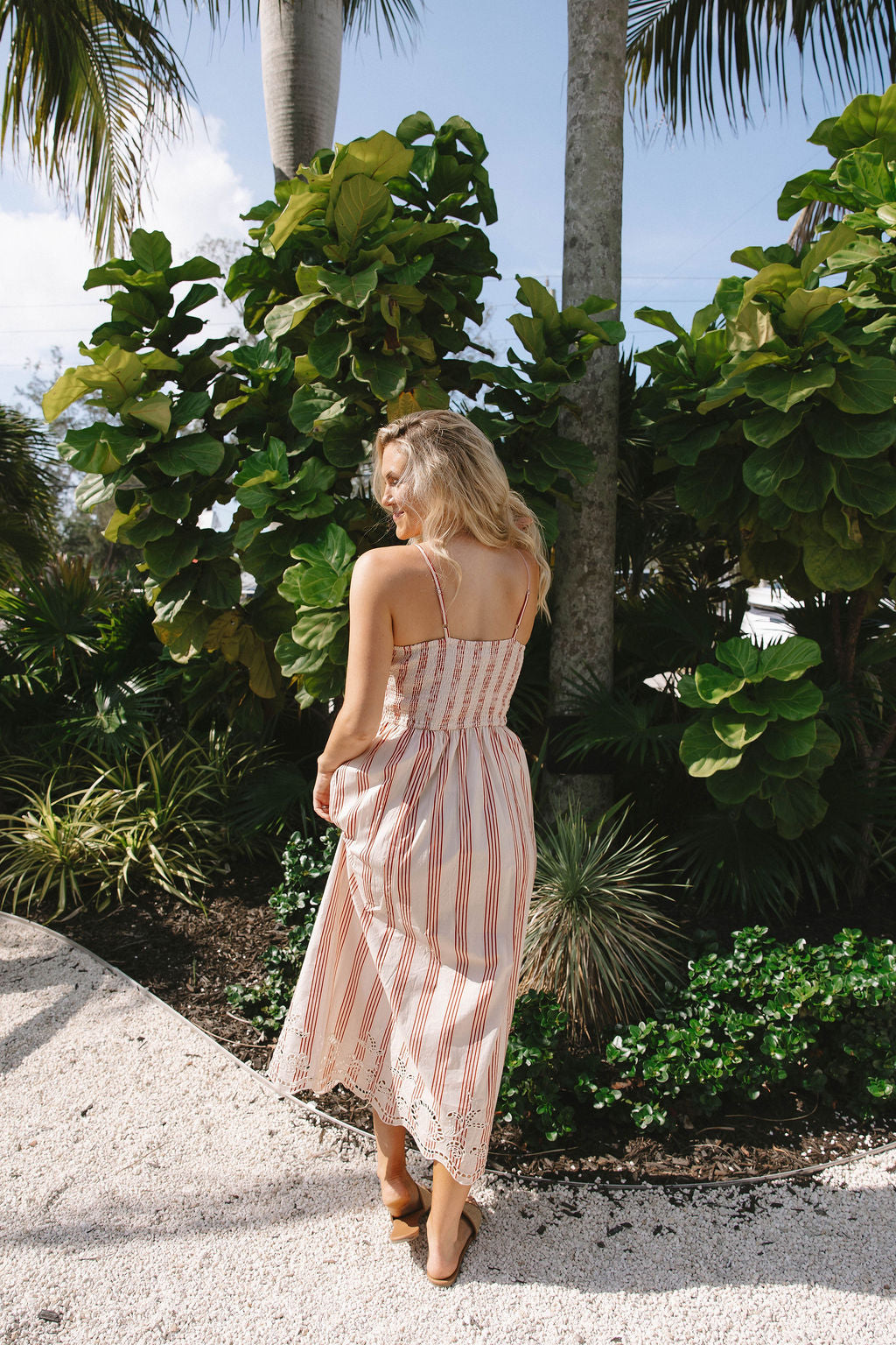 Cherry Pinstripe Dress