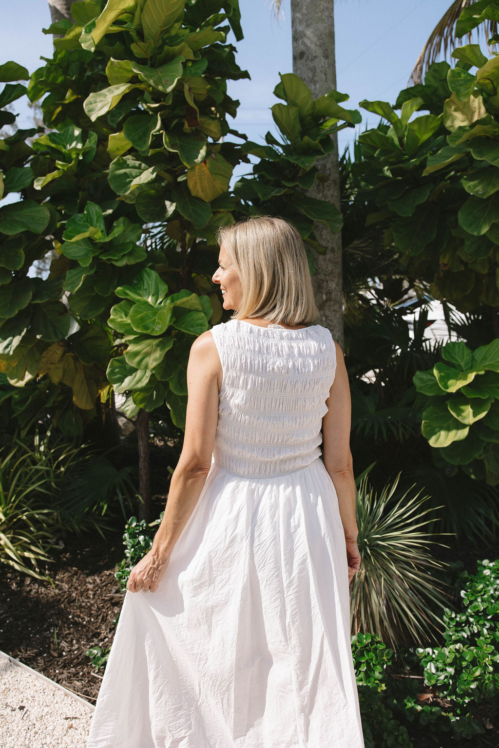 The Seabreeze Square Neck Dress