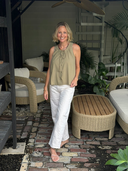 Elsie Linen Top