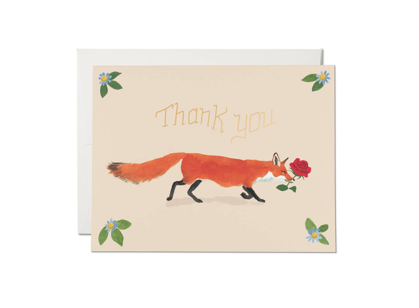 Thanks Fox Greeting Card