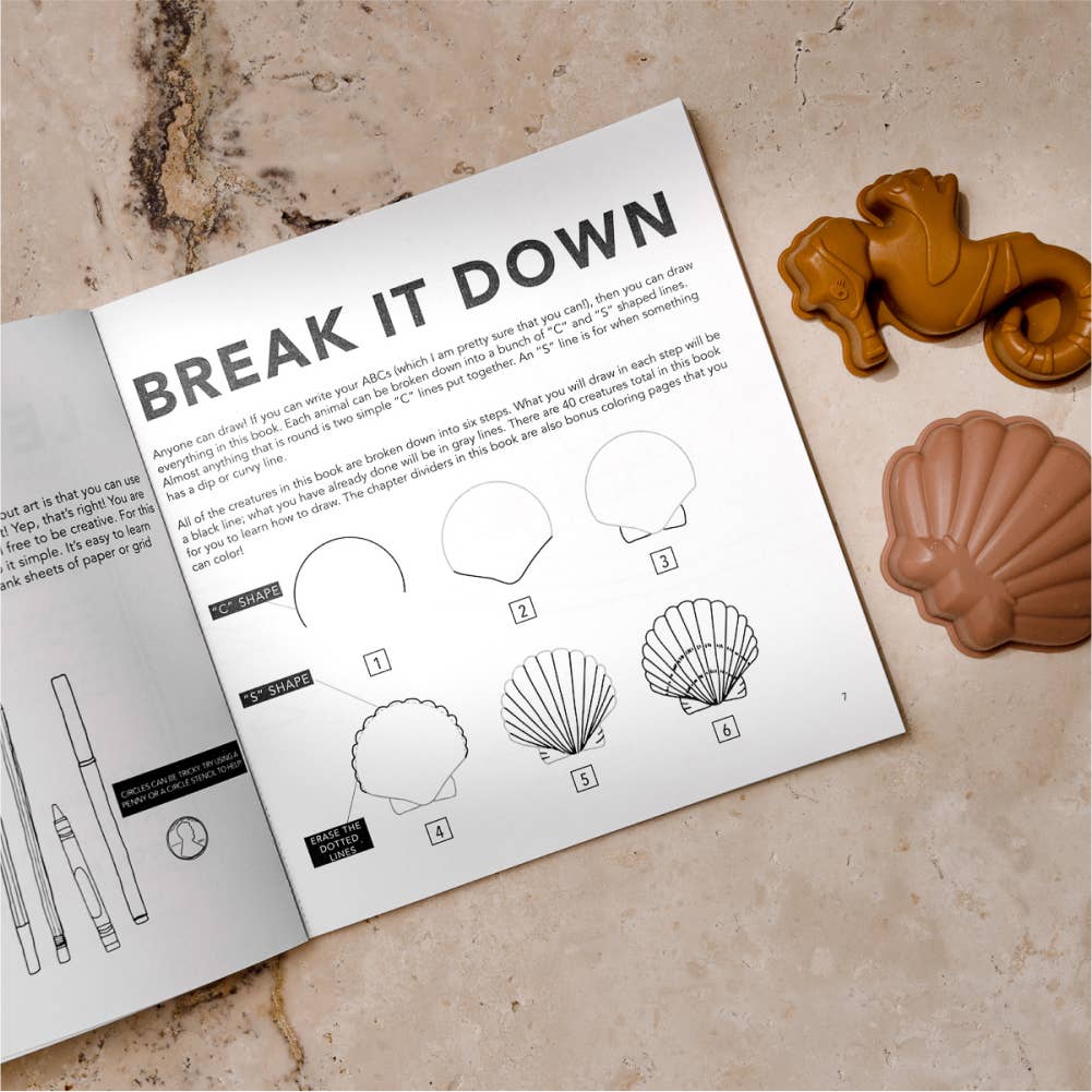 Under The Sea Drawing Book