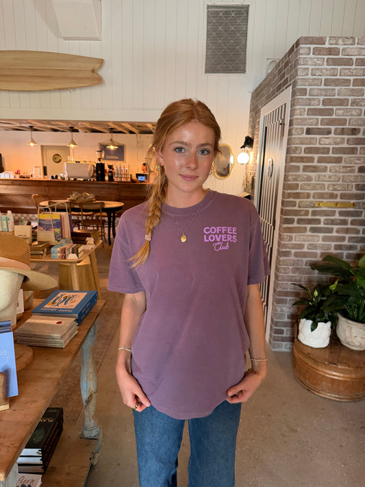 Coffee Lovers Tee - Dusk