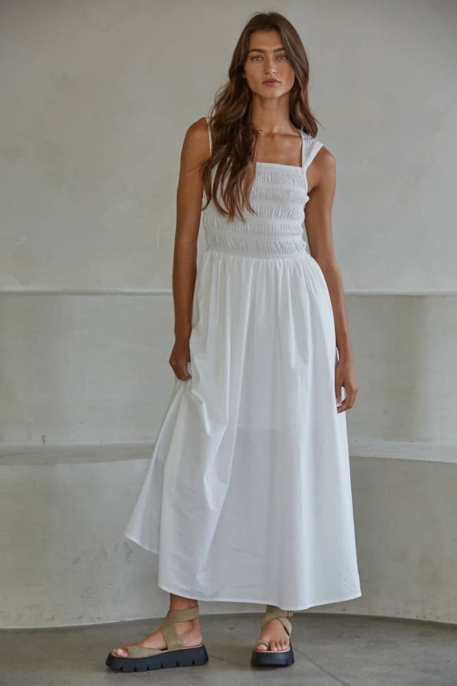 The Seabreeze Square Neck Dress