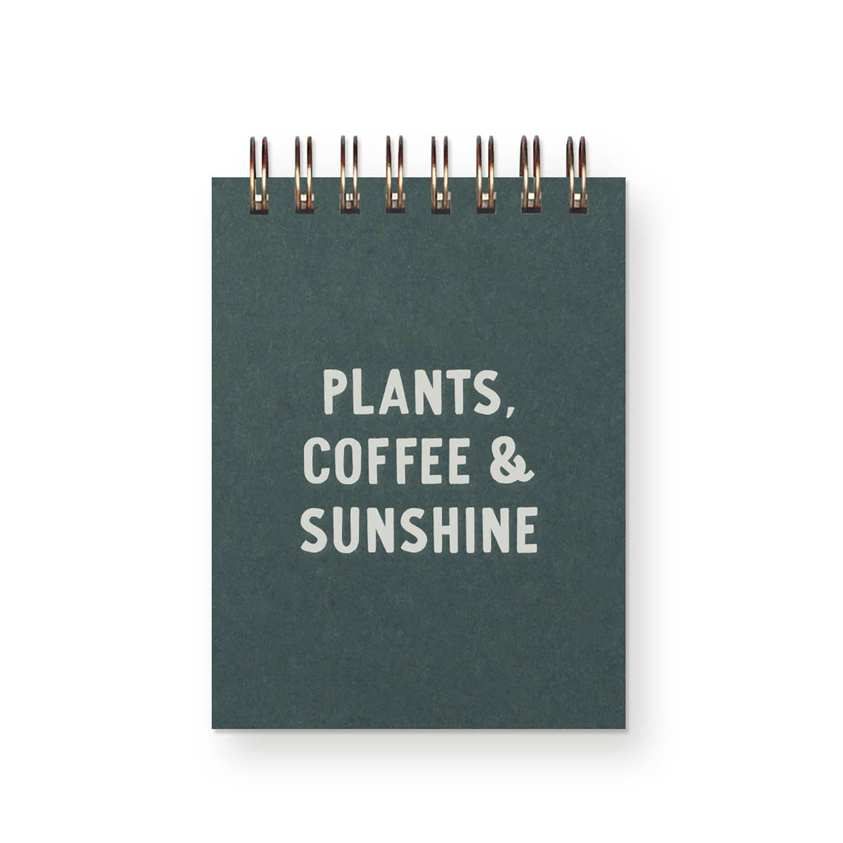 Plants, Coffee & Sunshine Jotter Notebook