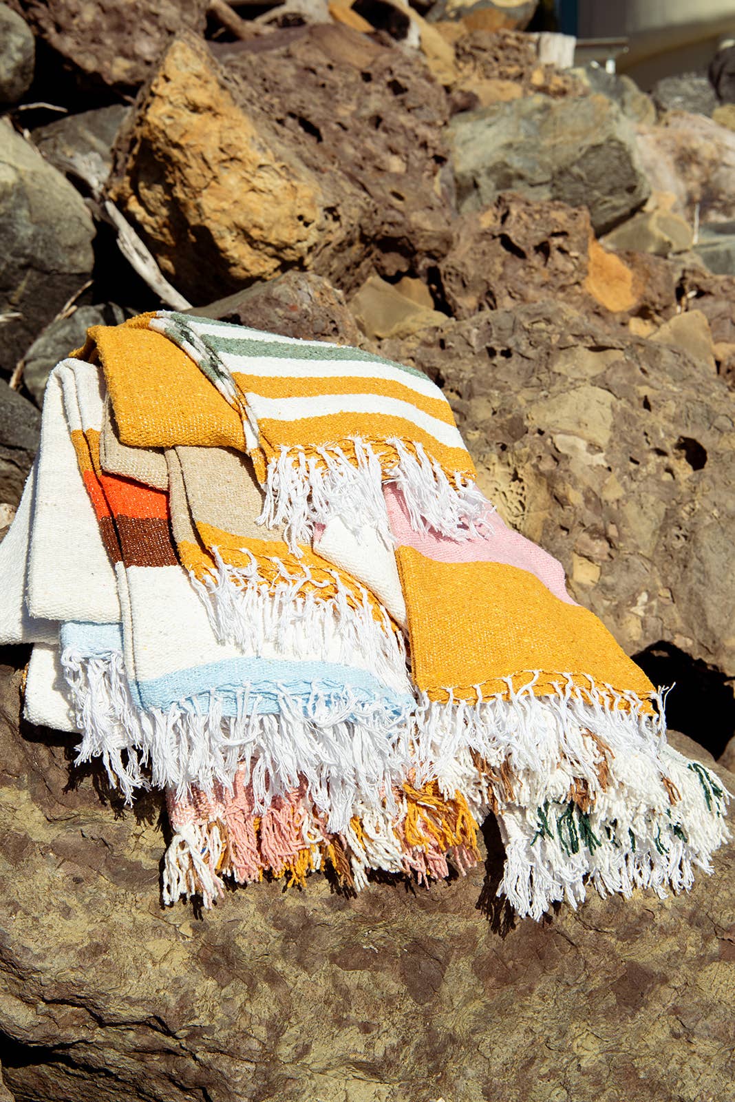 Sunrise - RECYCLED THROW BLANKET