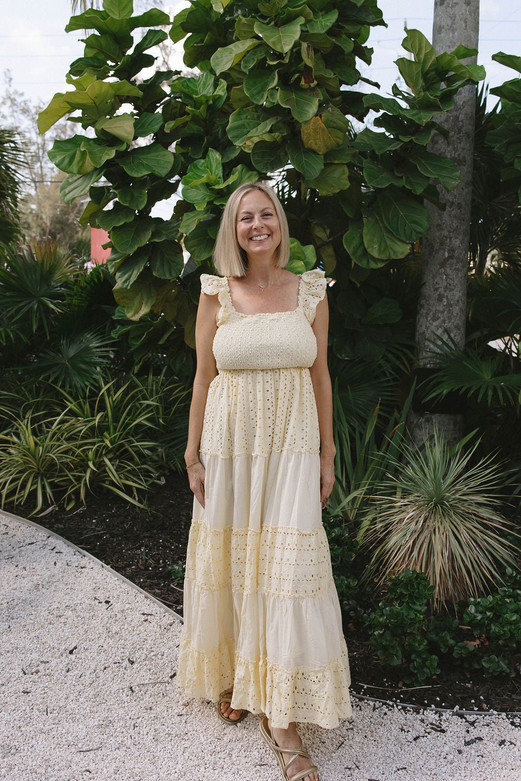Sunshine Smocked Maxi Dress