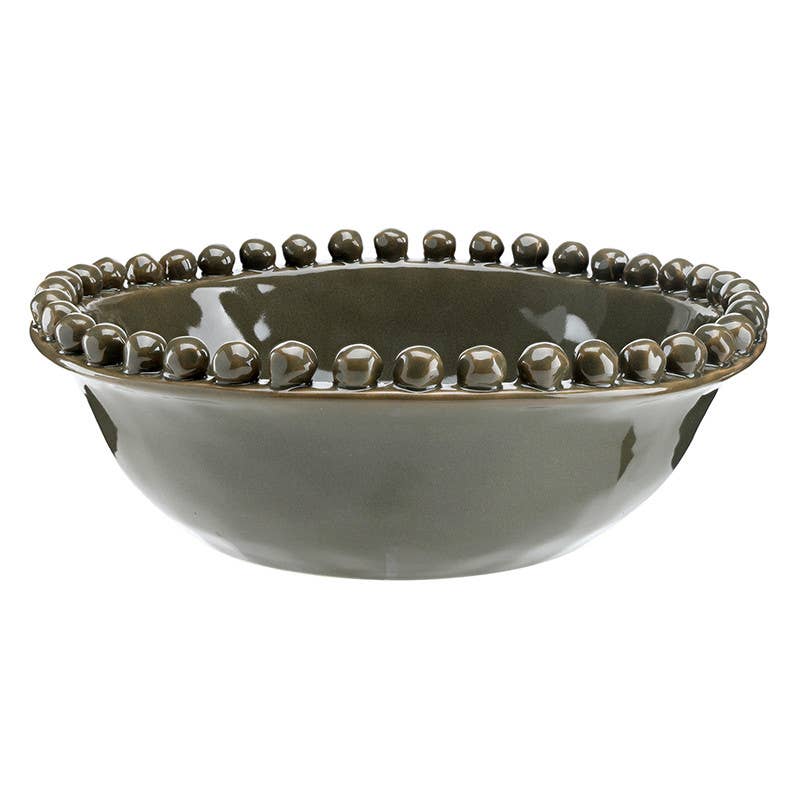 Dark Moss Serving Bowl