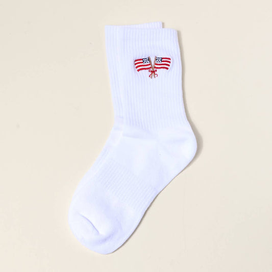 Crew Socks–American Flags