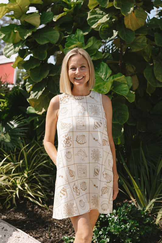 Maeve Seaside Sleeveless Mini Dress