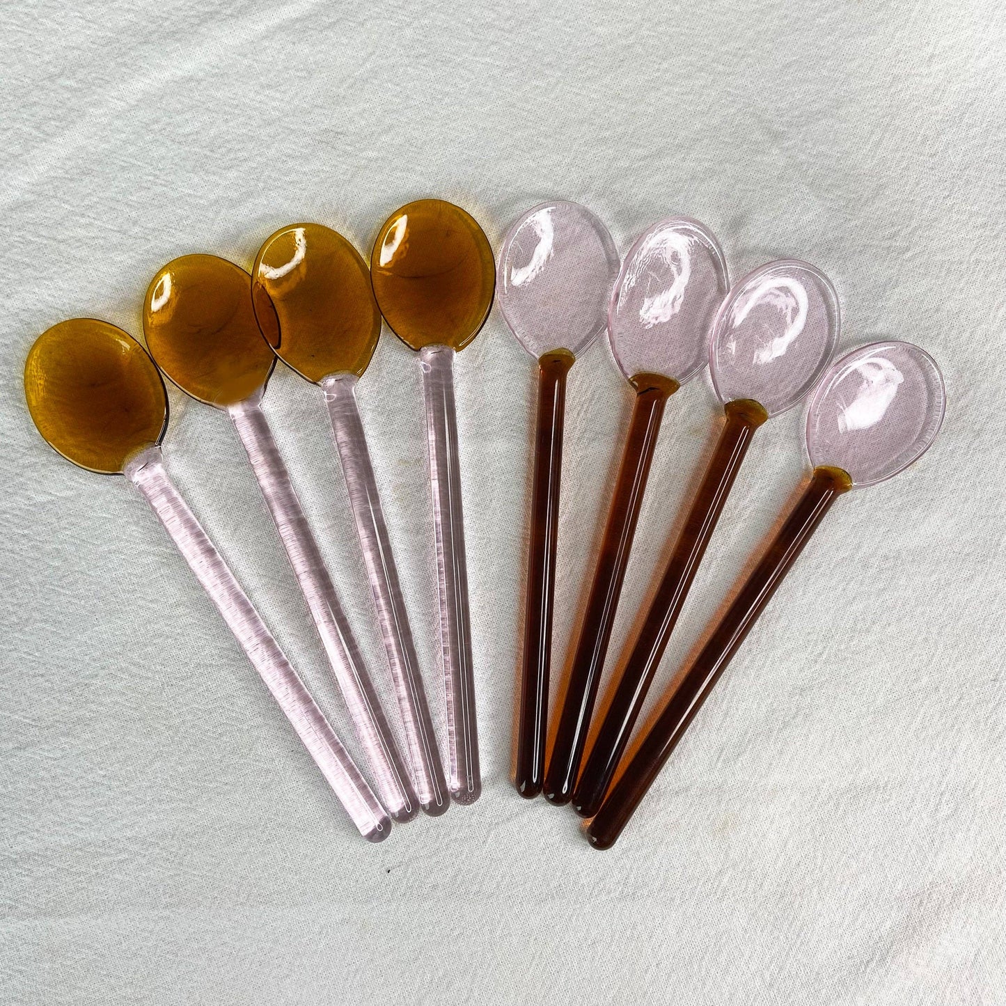 Amber Pink Stirring Spoon