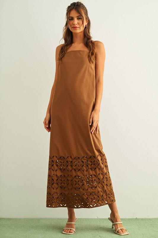 Broder Embroidery Dress