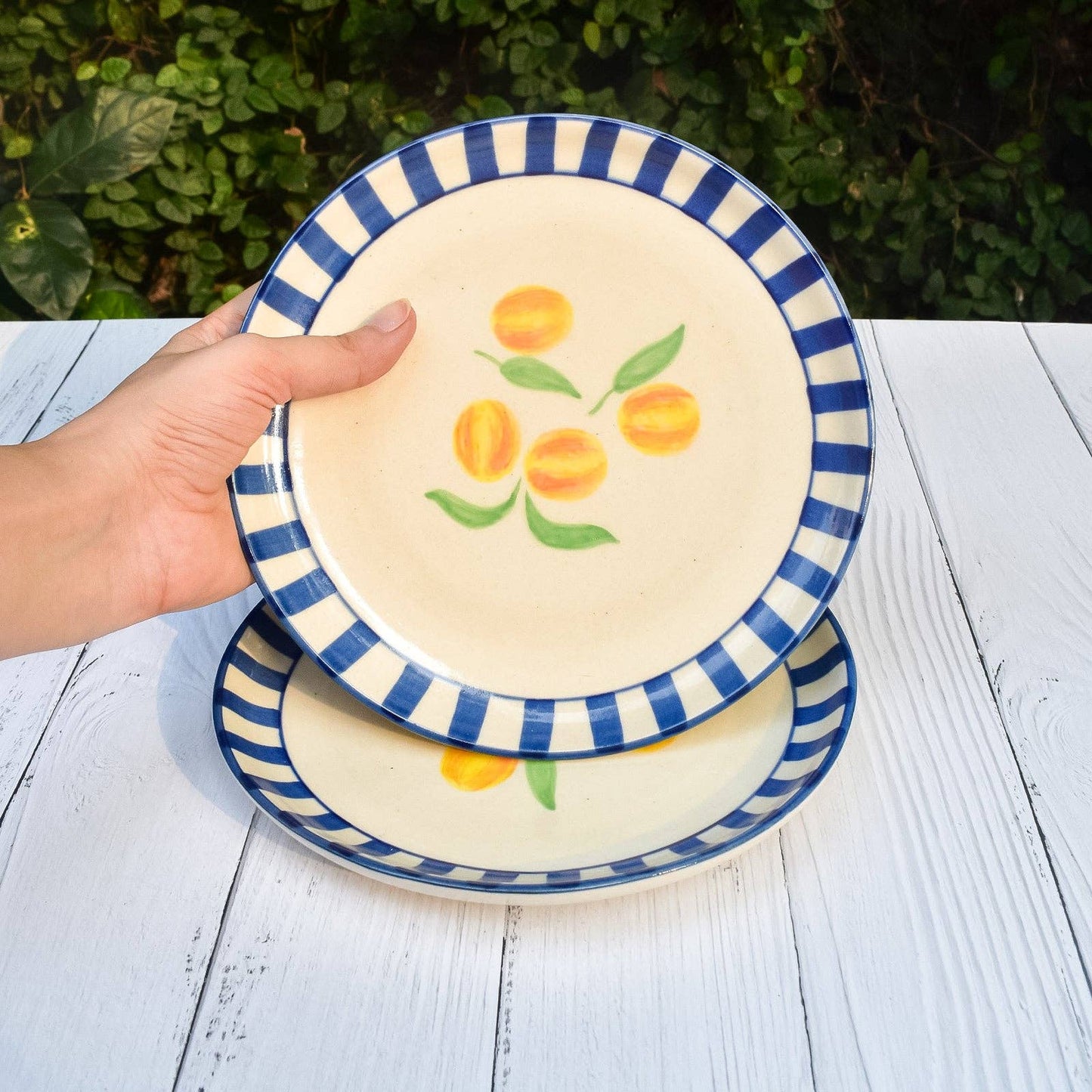 Clemente Ceramic Dessert Plates