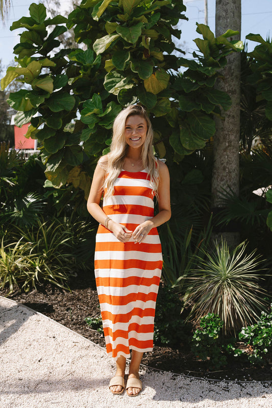 Striped Maxi Dress