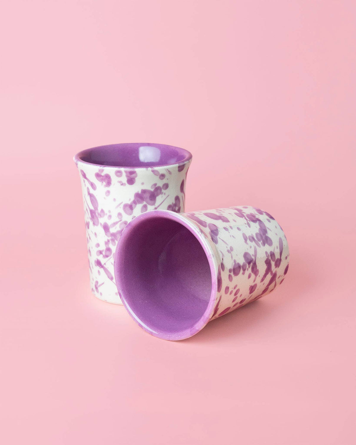 Handmade Ceramic Mug – Violet Purple Pottery 250ml