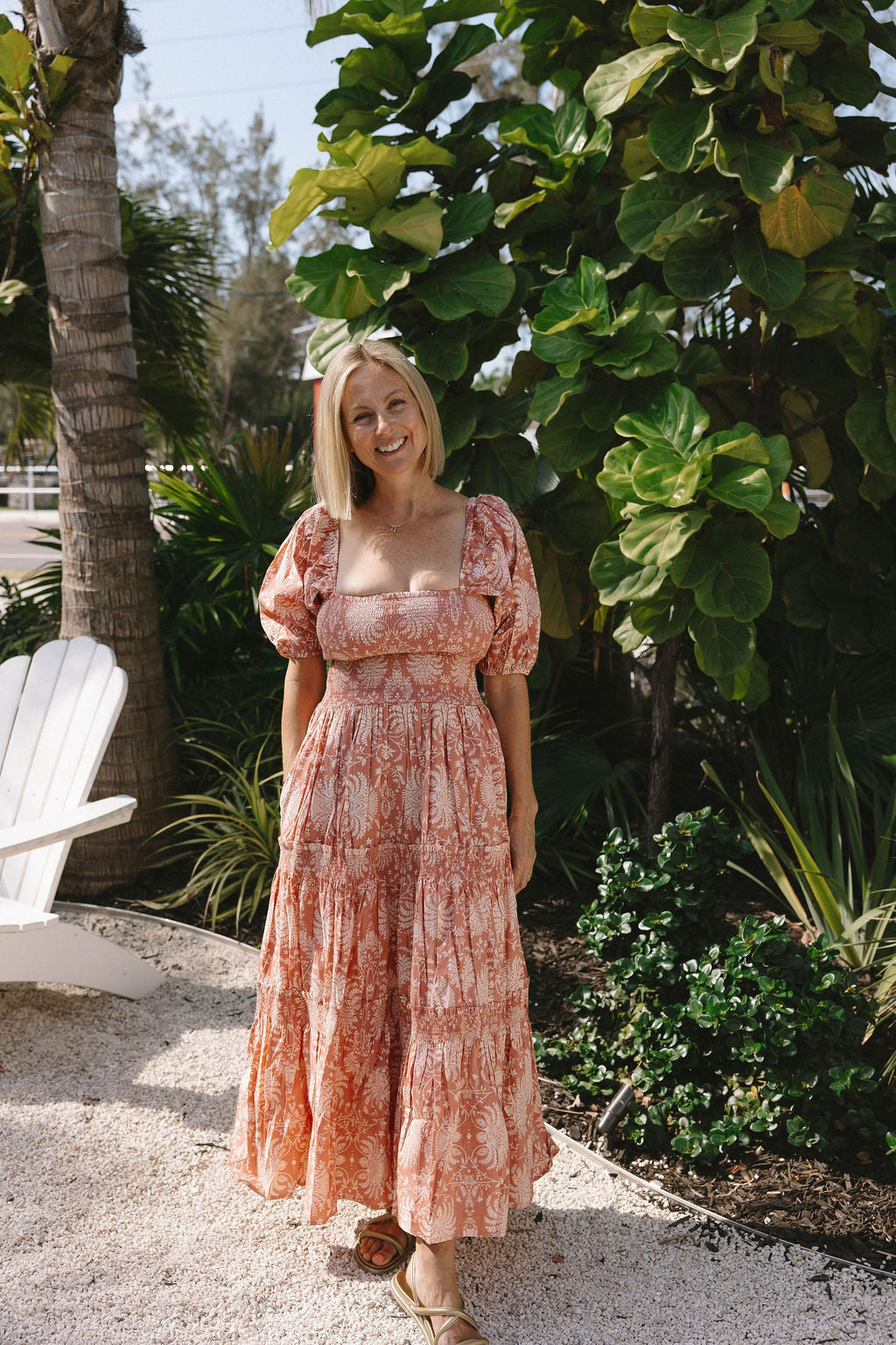 Rose Palm Dress