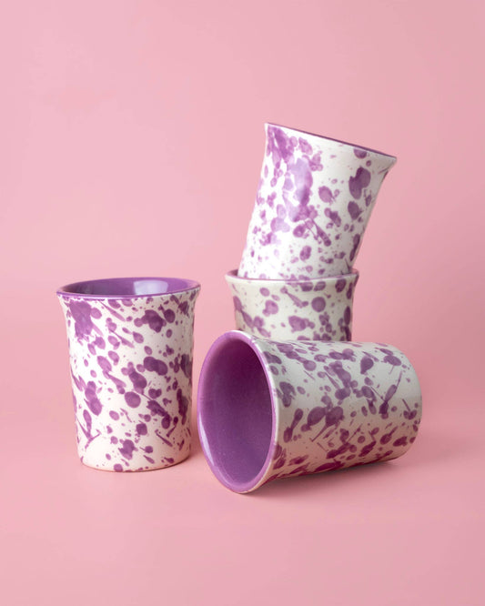 Handmade Ceramic Mug – Violet Purple Pottery 250ml