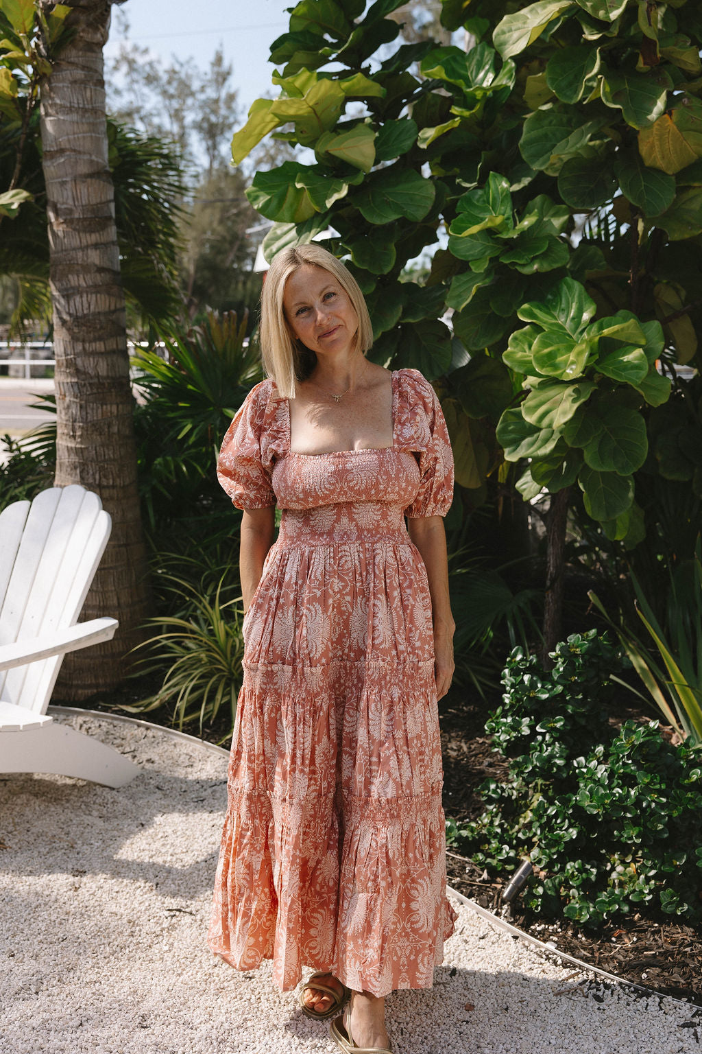 Rose Palm Dress