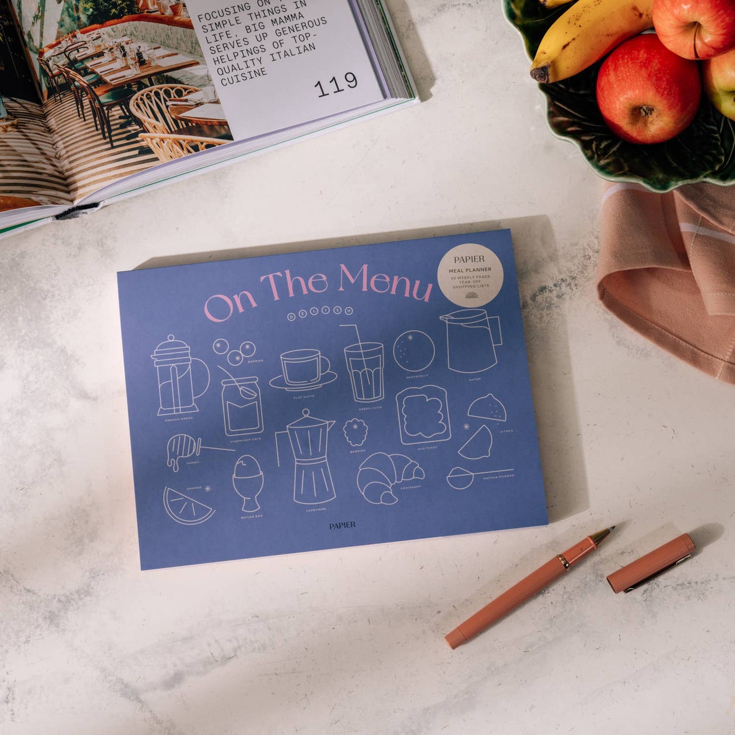 On The Menu Weekly Meal Planner & Grocery List