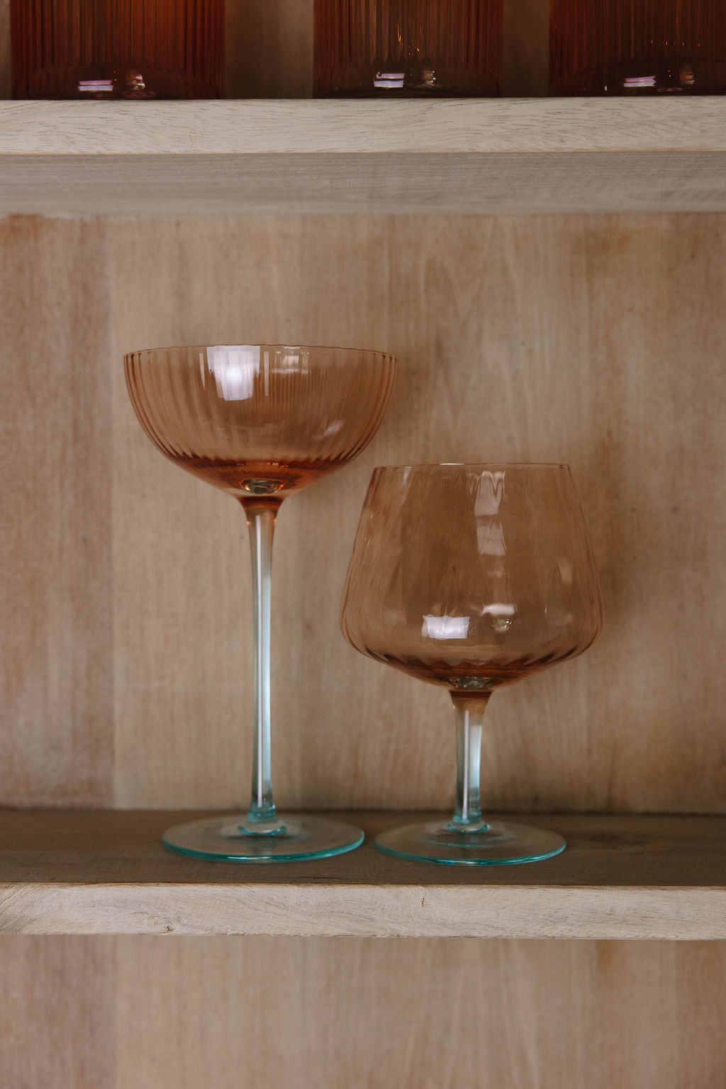 Two-Tone Stemmed Wine Glass
