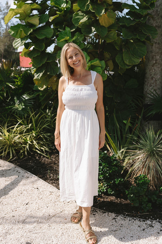 The Seabreeze Square Neck Dress