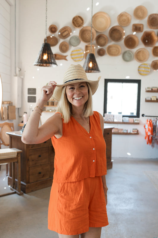 Annie Woven Straw Hat