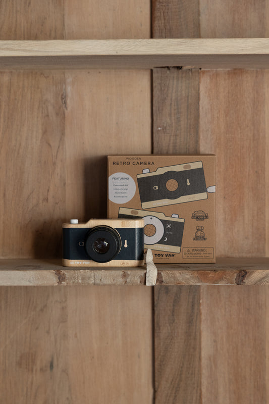 Wooden Retro Camera