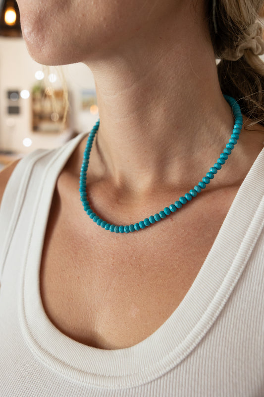 Turquoise Beaded Necklace