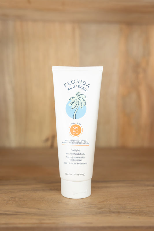Florida Squeezed SPF 50 Sunscreen Lotion 3.4 oz