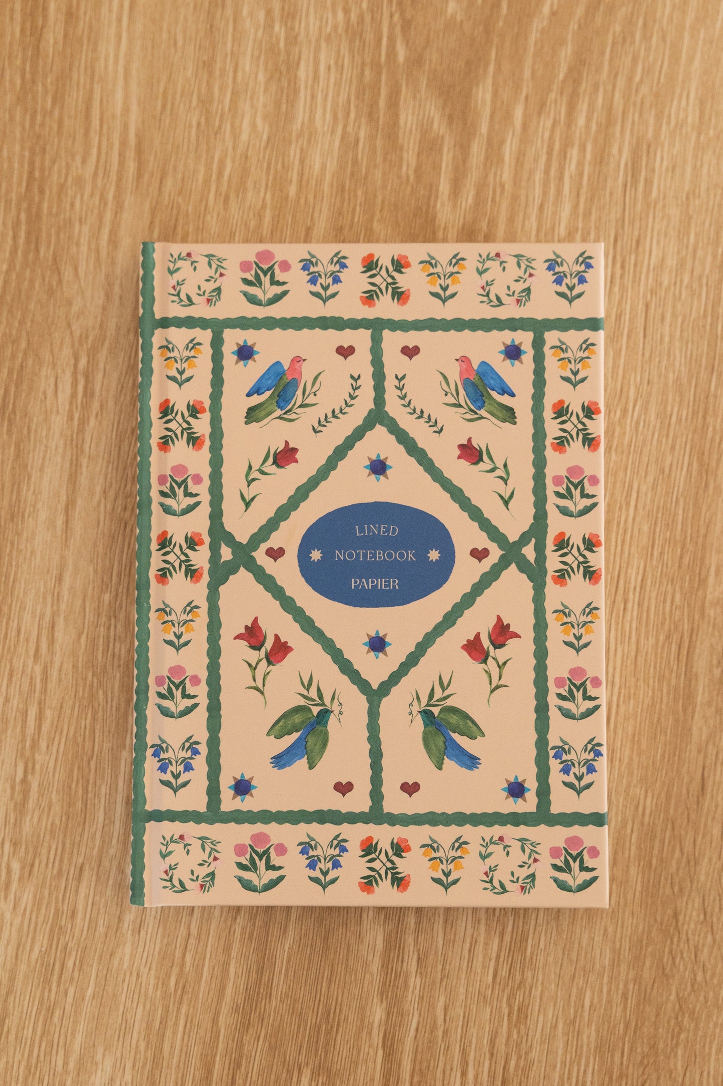 Lined Notebook, A5 Hardcover - Quilted Daydream