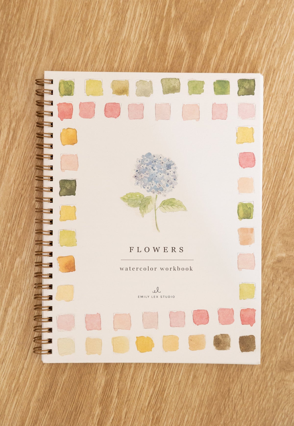 Flower Watercolor Book