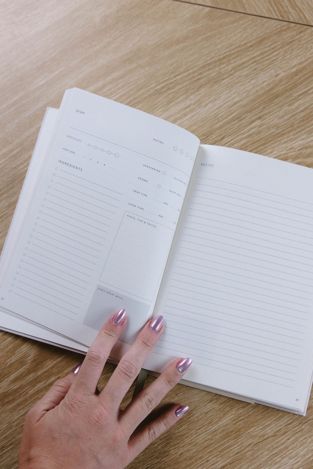 Guided Recipe Journal