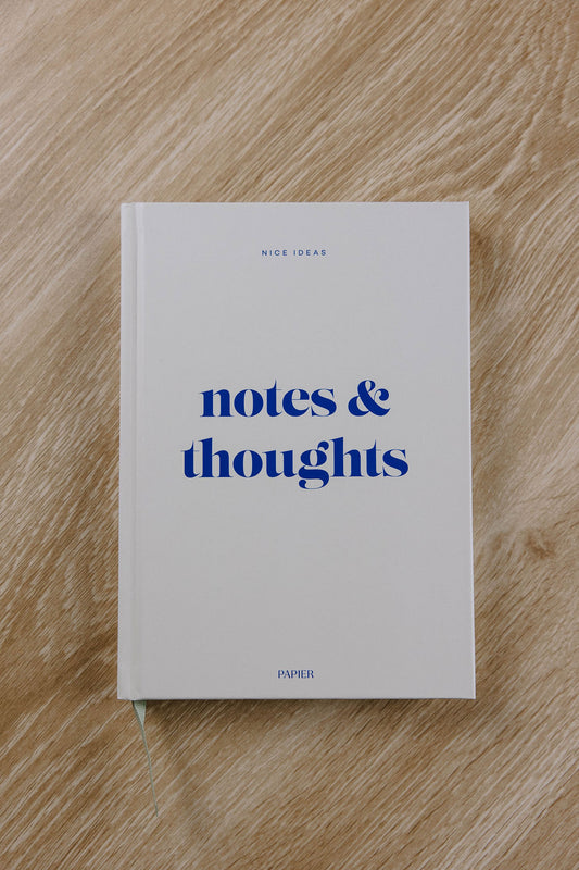 Notes & Thought Lined Notebook