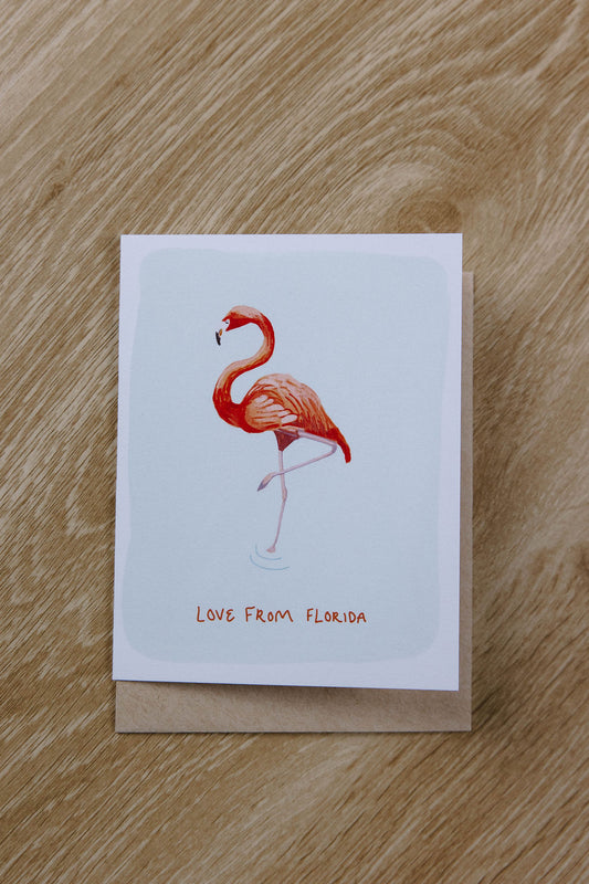 Love From Florida Note Card